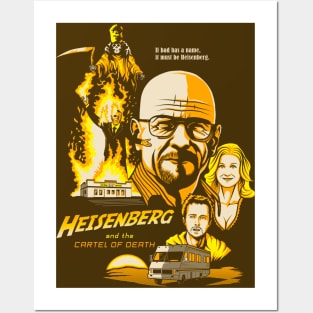 Heisenberg Cartel of Death Posters and Art